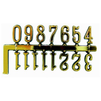 NUMEROS ESFERA PARED ADHESIVOS ARABES 15 MM