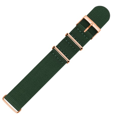 CORREA NYLON NAVY VERDE 20 MM