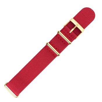 CORREA NYLON NAVY ROJO 18 MM