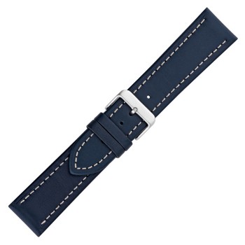 CORREA PIEL VERONA AZUL 18 MM