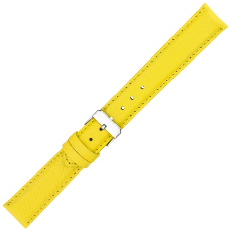 CORREA PIEL TOP GRAIN BOSTON AMARILLO 24 MM
