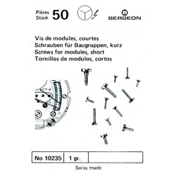 SURTIDO BERGEON 50 TORNILLOS CORTOS DE MODULO