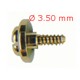 TORNILLO ROSCA DORADO 3,5 MM