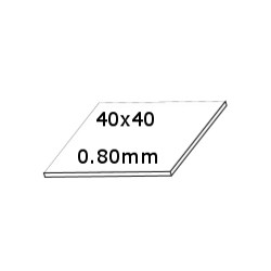 PLACA PLEX 40 X 40 X 0,8 MM