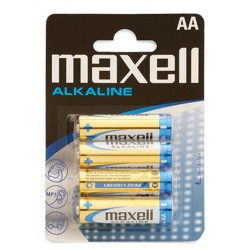 PACK DE 4 PILAS MAXELL LR6 ALCALINAS