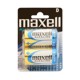 PACK DE 2 PILAS MAXELL LR20 ALCALINAS