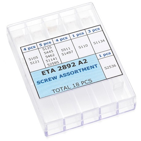 SURTIDO 18 TORNILLOS ETA 2892 A2
