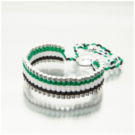 LINKS PULSERA MIX VERDE-NEGRO