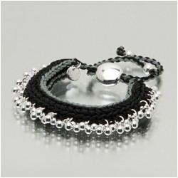 LINKS ZINGARA PULSERA NEGRO-GRIS