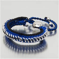 LINKS ZINGARA PULSERA AZUL-NEGRO