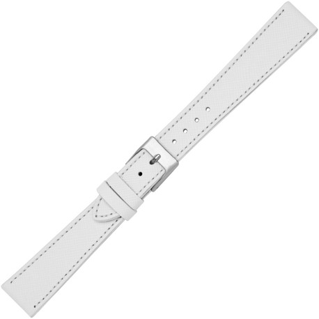 CORREA PIEL TOP GRAIN HARVARD BLANCA 20 MM